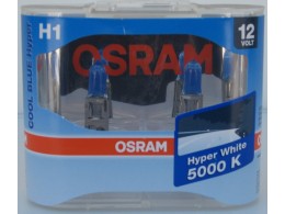 Комплект ламп Osram H1 12V 55W COOL BLUE HYPER (2 шт)